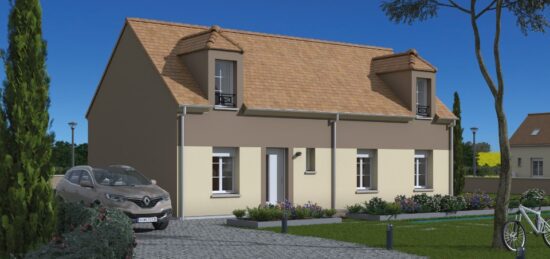 Maison neuve à Favières, Île-de-France