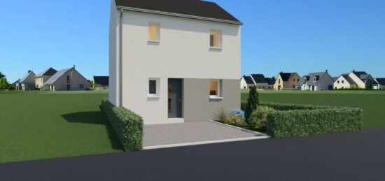 Maison neuve à Trévron, Bretagne