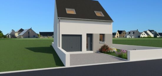 Maison neuve à Belz, Bretagne