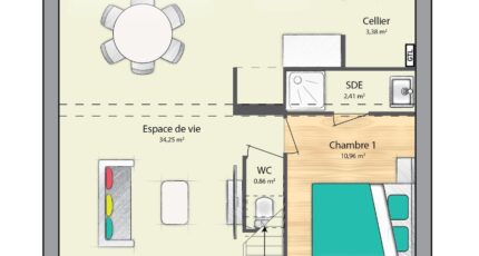 Lorrez-le-Bocage-Préaux Maison neuve - 1892980-1795modele1020200729ITT0c.jpeg Maisons France Confort