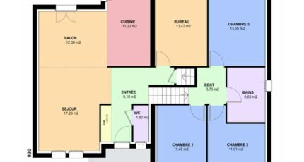 Sainte-Barbe Maison neuve - 1938123-594393_plan-rez-de-chaussee-et-etage.jpg Maisons France Confort