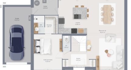 Conflans-Sainte-Honorine Maison neuve - 1941097-4586modele9202004079yz1a.jpeg Maisons France Confort