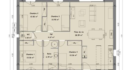 Roquebrune-sur-Argens Maison neuve - 1943155-9615modele820240906KKdLx.jpeg Maisons France Confort