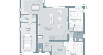 Saint-Clément-de-Rivière Maison neuve - 1997286-4586modele620190716I3Bgh.jpeg Maisons France Confort