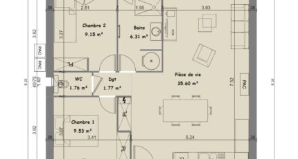 Fréjus Maison neuve - 2042181-9615modele820240906e6Qg4.jpeg Maisons France Confort