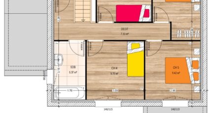 La Membrolle-sur-Longuenée Maison neuve - 2054310-939modele1020230327ByouR.jpeg Maisons France Confort