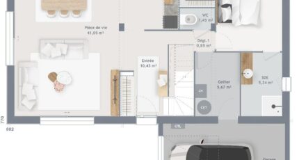 Saint-Jacques-sur-Darnétal Maison neuve - 2054875-4586modele820200608Entoy.jpeg Maisons France Confort