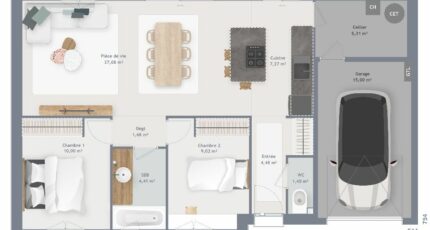 Alençon Maison neuve - 2056356-4586modele820200407GJXtR.jpeg Maisons France Confort