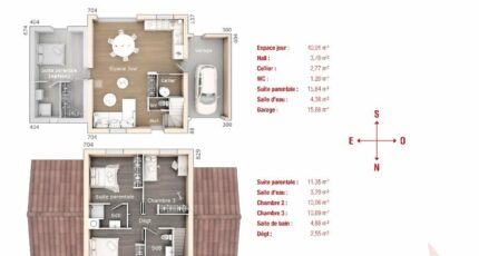 Pernes-les-Fontaines Maison neuve - 2102317-3418modele820191107oiH14.jpeg Maisons France Confort